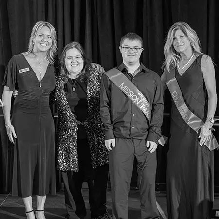 photo (Left to right): Sharla Thomas, Alex Rgers (Gala Co-Chairs), Joey Tullis, Sue LeDonne Girardi (not photoed: Julie Panzera)