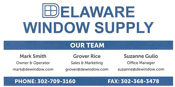 Delware Window Supply Sponsor Logo